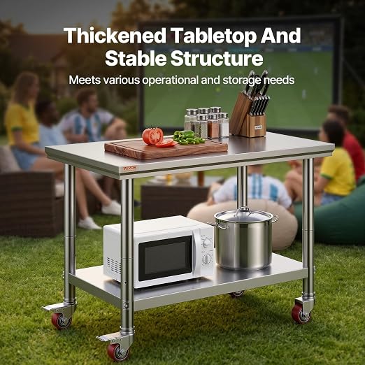 Vevor Mophorn Stainless Steel Work Table 36x24 Inch - Image 3