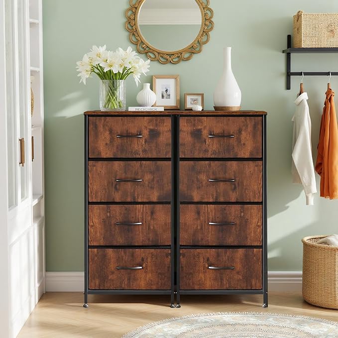 4 Drawers Dresser for Bedroom Fabric Storage Tower - Image 2