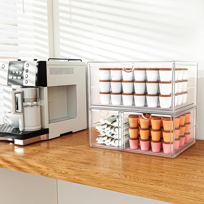 Makeup Organizer with 3 Drawers, Acrylic Organizer, Desk Organizers and - Image 2