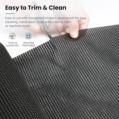 BAGAIL Non-Adhesive Shelf Liner, Thick Strong Grip Drawer Liners - Image 4