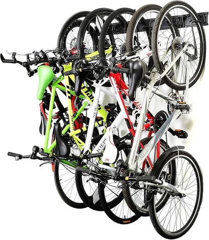 Ultrawall Stainless Steel Bike Storage Rack, 6 Bike Storage Hanger Wall Mount by UltrawallGarageTools