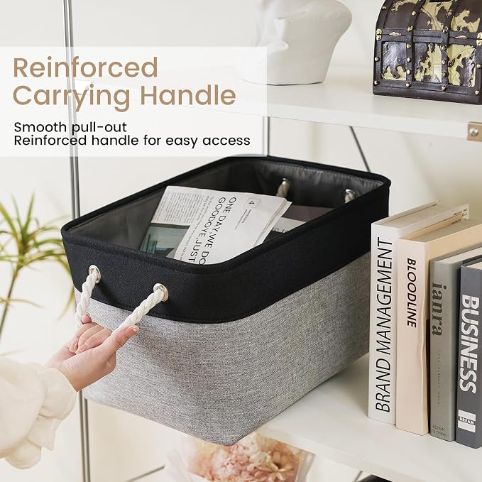 15x11x10 In Foldable Fabric Large Storage Bins - Image 3