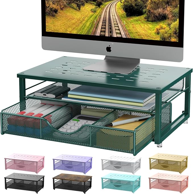 gianotter Computer Monitor Stand Riser, office organizer by gianotter