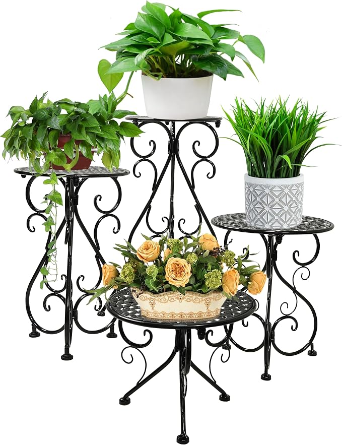NAKUPE 4-Pack Metal Plant Stand by BuyNow