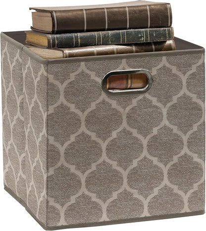 Simple Houseware 11-Inch Collapsible Fabric Cube Storage Bin - Image 8