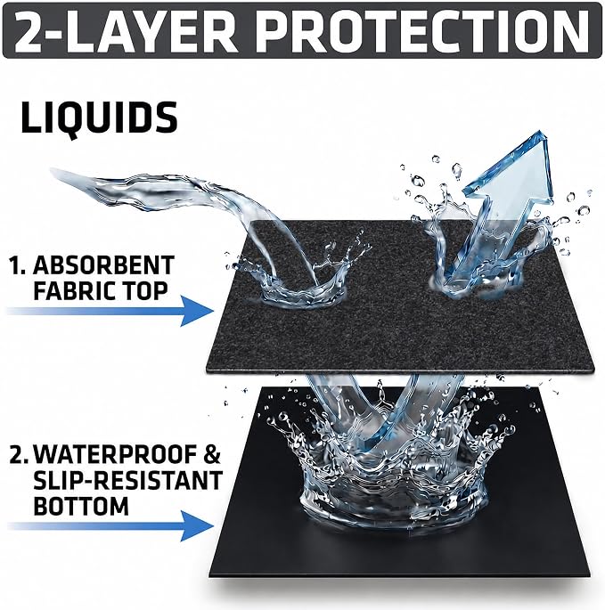 Drymate Premium Luxury Shelf & Drawer Liner, Thick Cushioned Fabric, - Image 9
