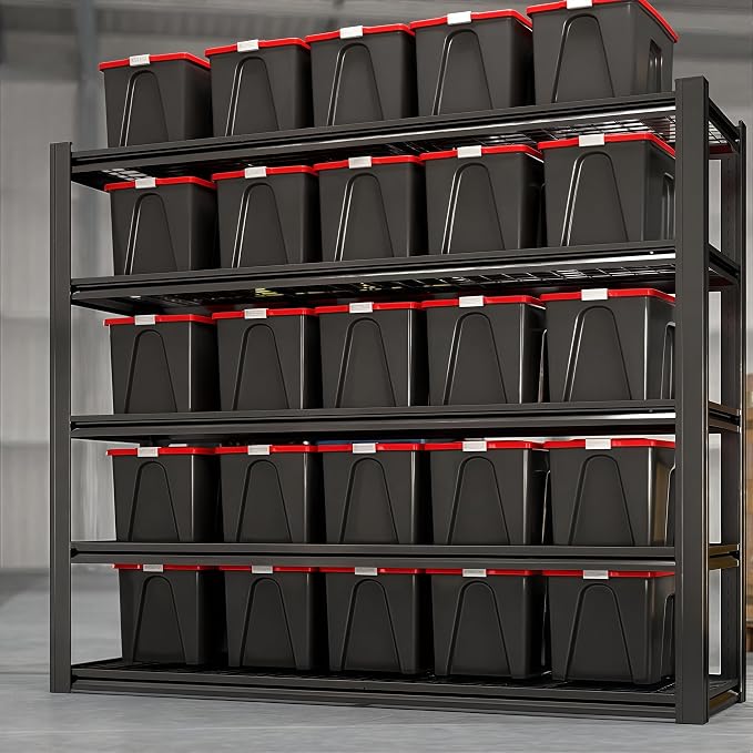 62" W x 24" D x 84" H Garage Shelving Heavy Duty Metal Shelving 3500LBS Storage - Image 5
