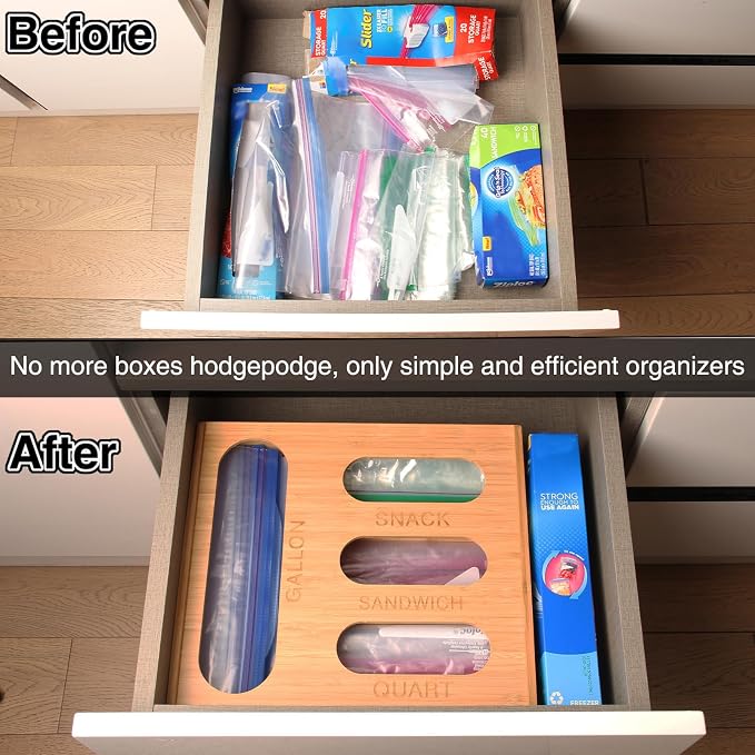 LOPASA Baggie Organizer for Drawer Compatible - Image 2