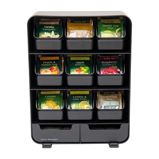 Mind Reader Tea Bag Organizer, Tea Station Organizer, Countertop Storage - Image 6