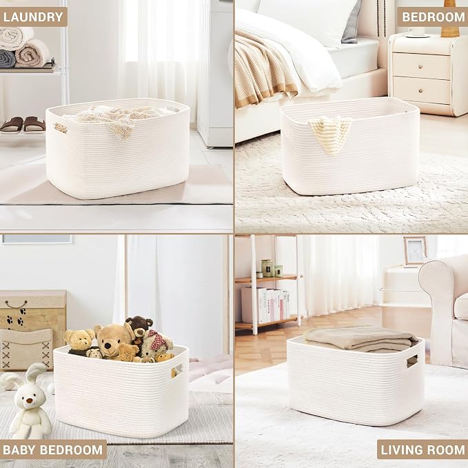 60L Small Baby Girls Laundry Basket - Image 5