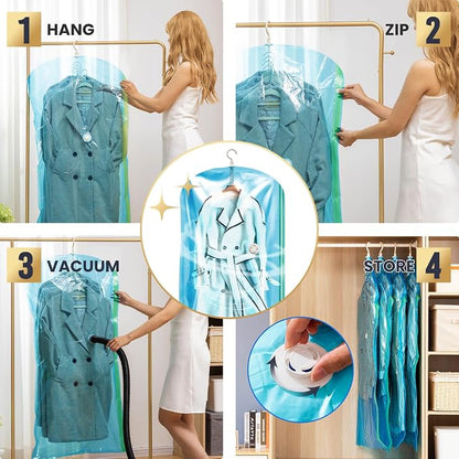 TAILI Hanging Vacuum Storage Sealer Space Saver Bags - Image 6