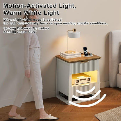 HIFYOBRO Fluted Nightstands Set of 2 - Image 6