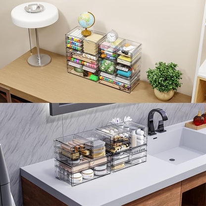 2 Pack Acrylic Storage Drawers - Image 4