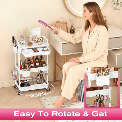 Goovilla Rolling Makeup Organizer Cart - Image 5