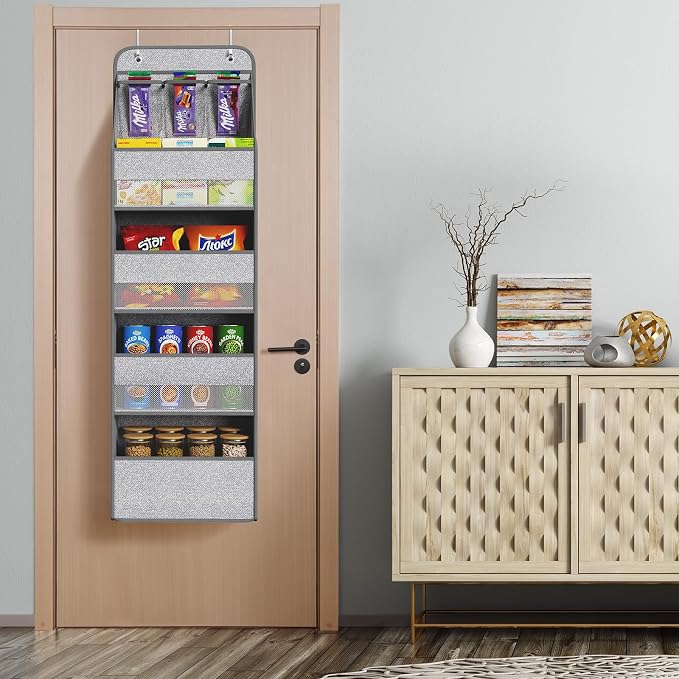 Univivi 5-Shelf Door Storage Over Door Hanging Organizer - Image 6