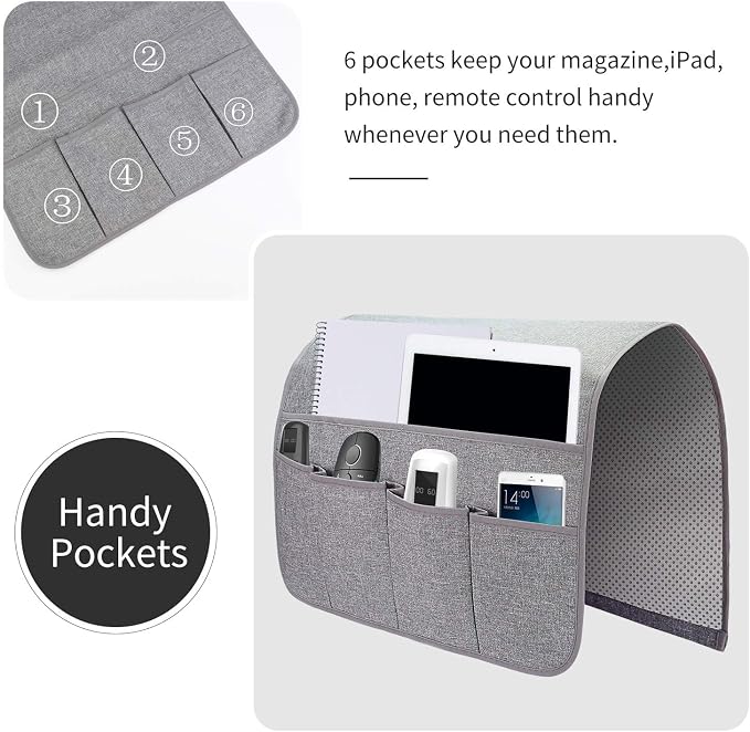 Sofa Armrest Organizer, Remote Control Holder - Image 4