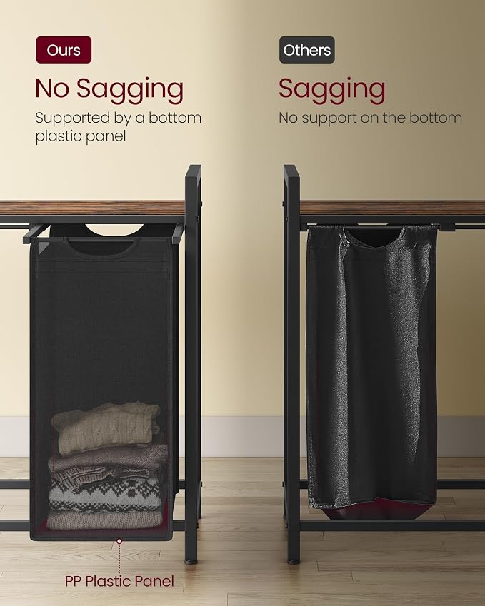 VASAGLE Laundry Hamper, Laundry Basket, Laundry Sorter - Image 4