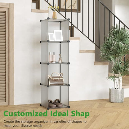 C&AHOME Cube Storage Organizer, 4-Cube Shelves Units, Closet Cabinet, DIY - Image 4