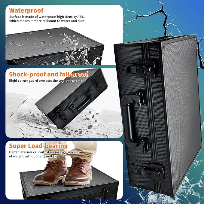 JIFTOK Top Loaders Case for Cards, Portable Toploader Storage Box for 3" x 4" - Image 3