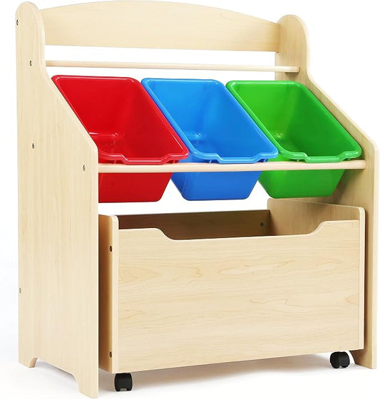 Humble Crew Kids' Store-All Unit, Natural Finish by HumbleCrew