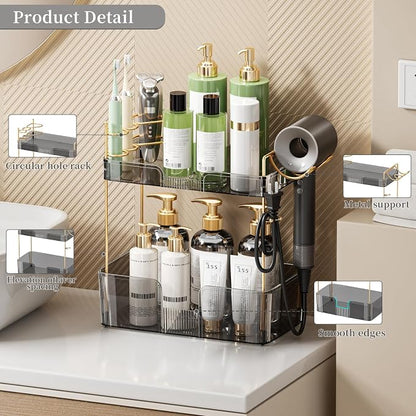YCIA&DONE Bathroom Counter Organizer, Large Makeup Organizer Countertop - Image 2