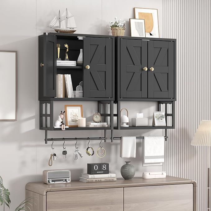 Bathroom Wall Cabinet, Farmhouse Medicine Storage - Image 2