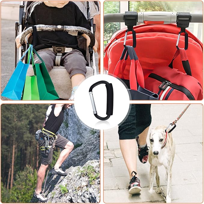 JIALEEY Grocery Bag Shopping Bag Holder Handle Carrier Tool Multi Purpose Snap - Image 7