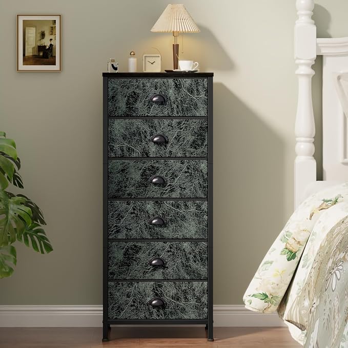 Furnulem Vertical Dresser for Bedroom, Tall Storage Tower Unit and Chest by Furnulem