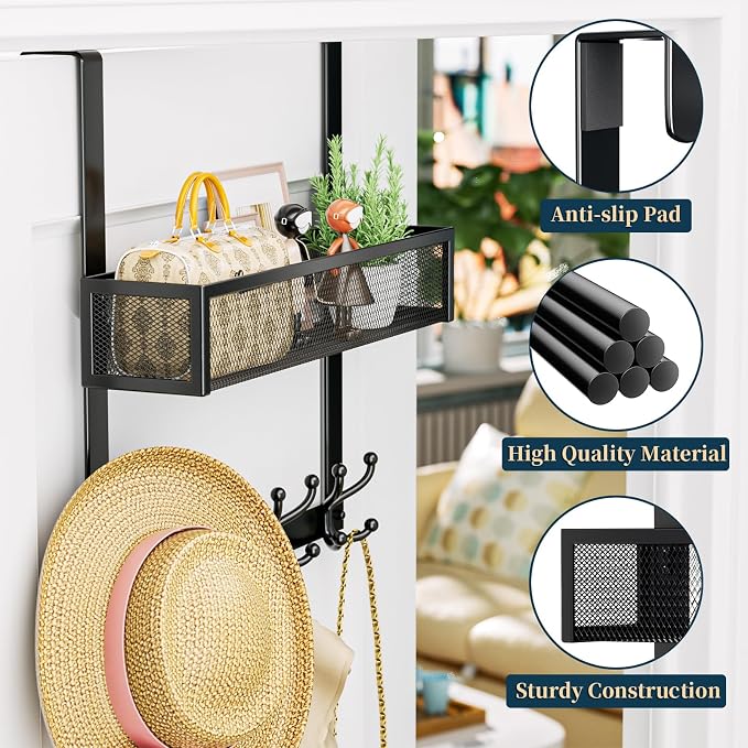 Consumest Over The Door Hooks Organizer - Image 5