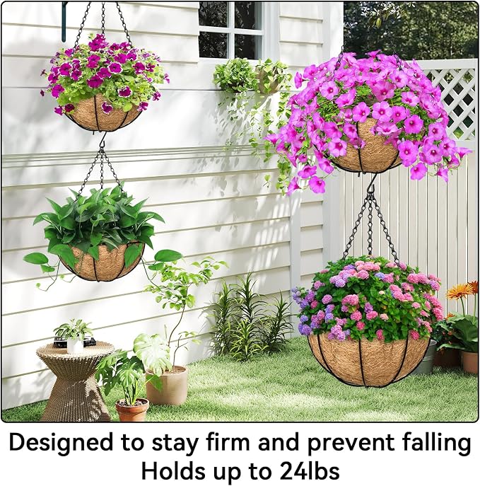 4 Pack, 16 Inch Hanging Basket Chain - Image 5