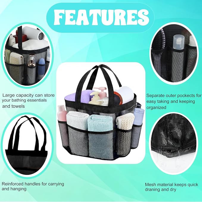 Mesh Shower Caddy Portable - Image 3