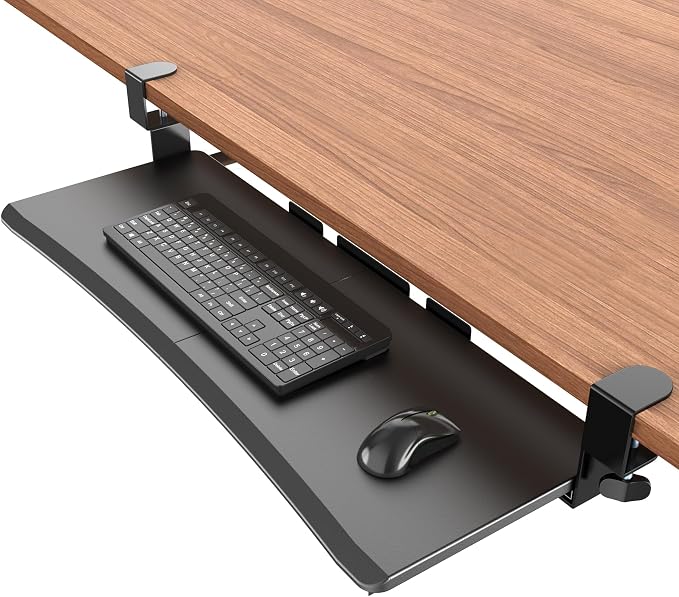 Extra Large Keyboard Tray Under Desk by UPGRAVITY