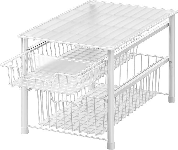 Simple Houseware Stackable Sliding Basket Organizer Drawer by SimpleHouseware