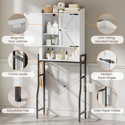 Over The Toilet Storage Cabinet, Over Toilet Organizer - Image 3