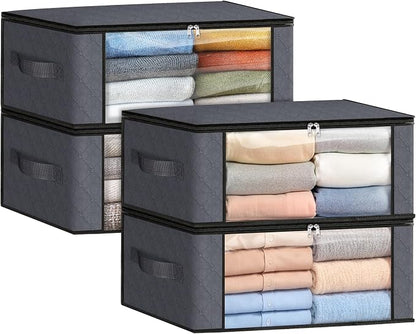 Fab totes 35L Closet Organizers and Storage, Foldable Under Bed Storage by Fabtotes