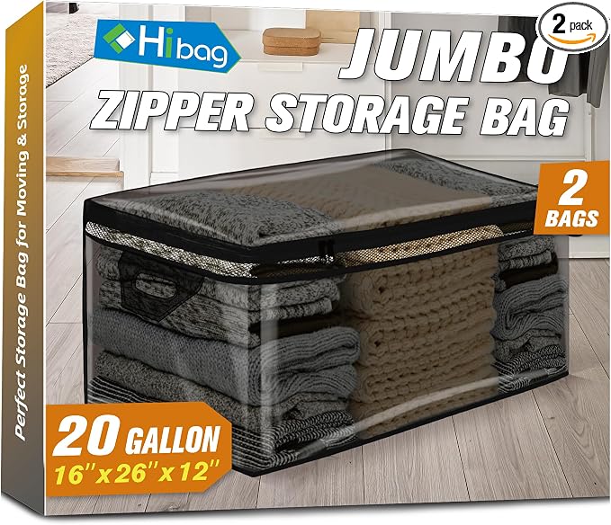 HIBAG 20 Gallon Large Storage Bag by HIBAG