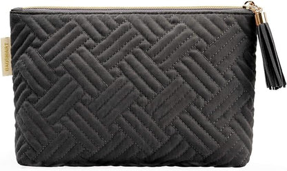 BAGSMART Small Makeup Bag, Elegant Cosmetic Pouch by BAGSMART