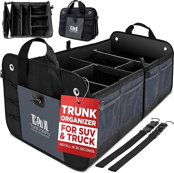 TRUNKCRATEPRO - XL Trunk Organizer by TRUNKCRATEPRO