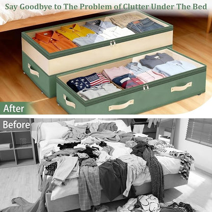 Dolicer 2 Pack Under Bed Storage - Image 8