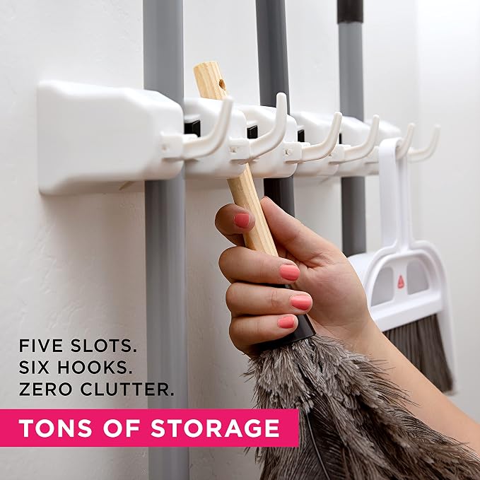 EXTRA GRIP Mop & Broom Holder Wall Mount - Image 2