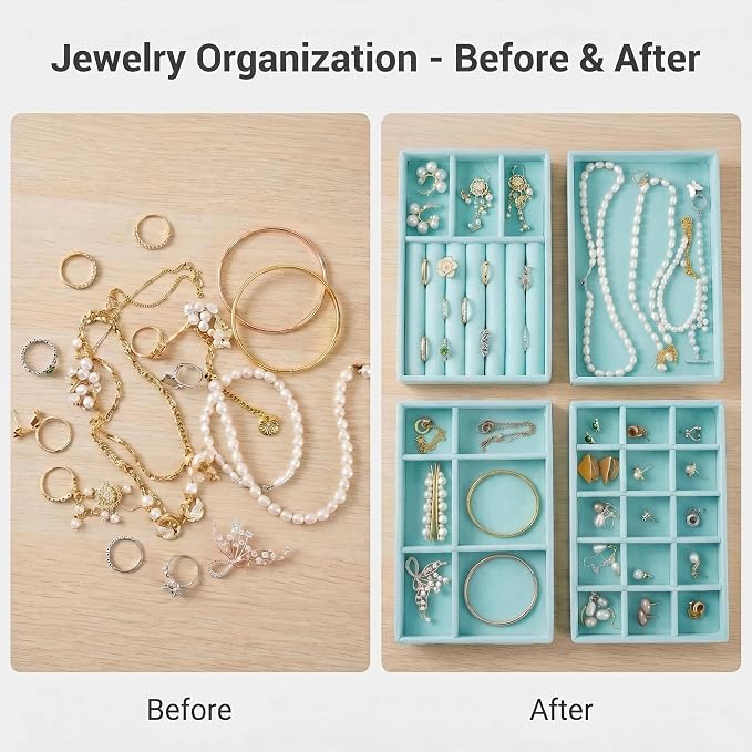 Stackable Jewelry Organizer Trays - Image 2