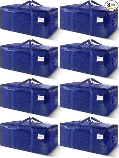 8 Pack Extra Heavy Duty Large Moving Bags by WTREE