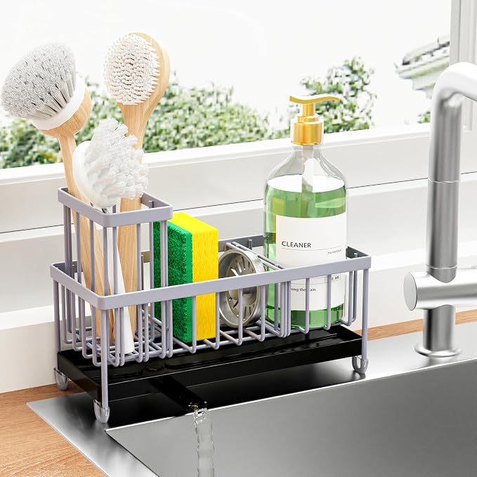 Cisily Light Gray Sponge Holder by CISILYHOMELIFE