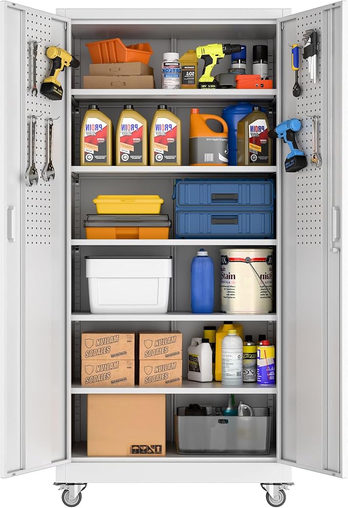 Aobabo 71" H×32" W×16" D Metal Storage Cabinet by Aobabo