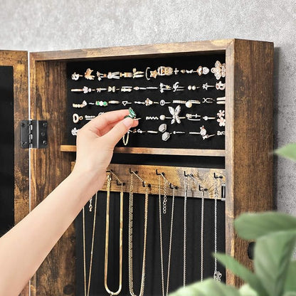 SONGMICS Lockable Jewelry Cabinet Armoire - Image 7