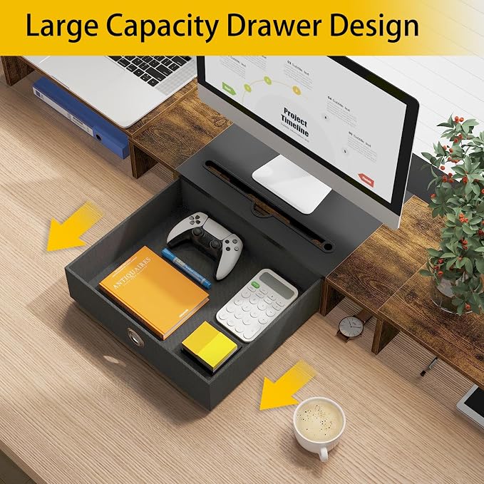 WESTREE Triple Dual Monitor Stand Riser - Image 3