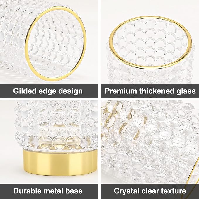 DASITON Makeup Brush Holder Organizer, Crystal Cosmetic Make Up Brush Holder - Image 6