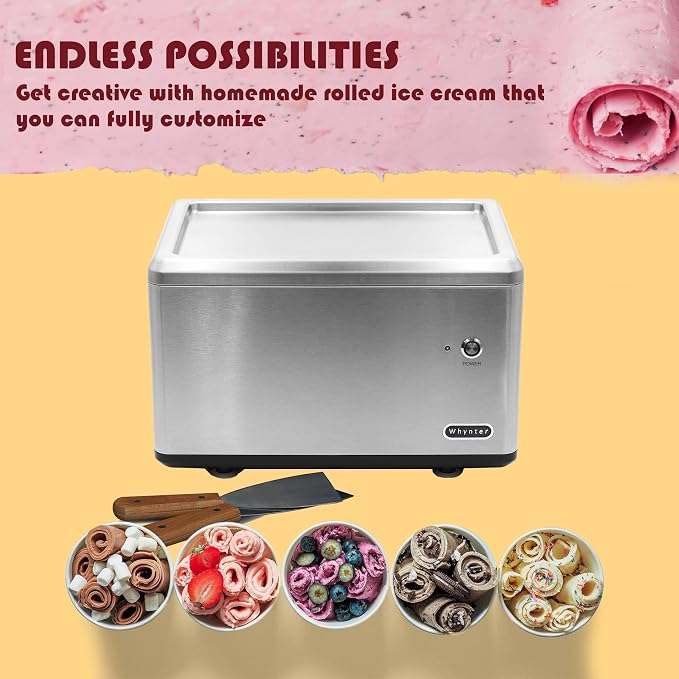 Whynter ICR-300SS 0.5-Quart Stainless Steel Rolled Ice Cream Maker - Image 4