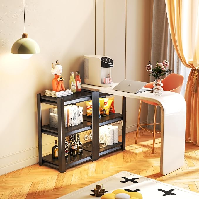 Storage Shelves, Garage Metal Shelving Unit, Adjustable, Double-Layer Column - Image 2