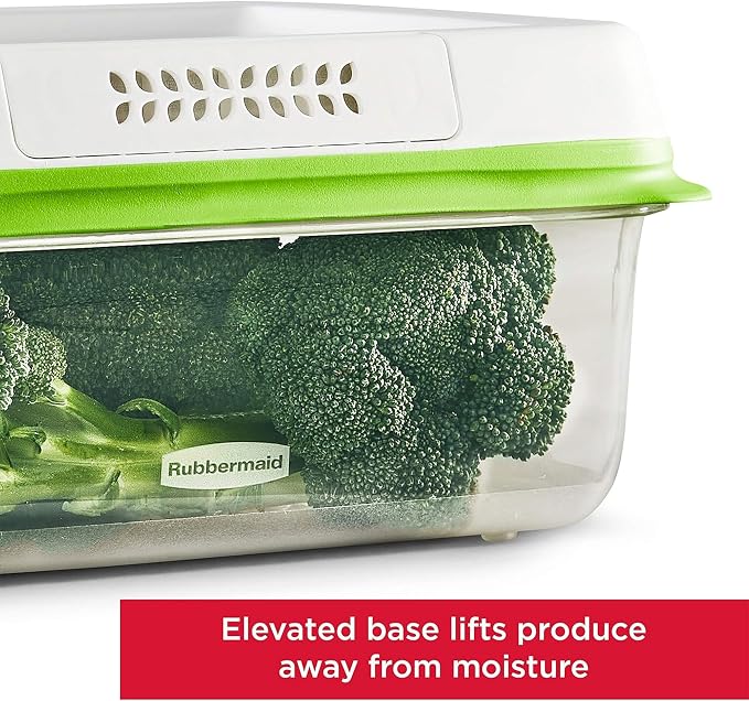 Rubbermaid FreshWorks Produce Saver, Medium and Large Storage Containers - Image 3